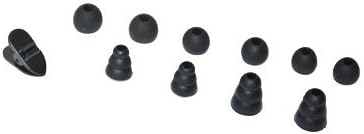 Black Earbuds Replacement Silicone Sleeves Ear Tips 3 pairs of Small, Medium &amp; Large Tips Buds and 2 pairs of Small and Large Triple Flange Earbuds Plus a Clip Compatible With Sennheiser CX300, CX400, CX500, CX550, CX95, CX55, Sony MDREX32, MREX50, MDREX52, MDREX81, MDR-EX71, MDRXB20, MDREx33, MDRXB40, MDREX35, MDREX76, MDREX38, MDR-EX35, MDR-EX75, MDR-EX76, MDREX85, MDR-EX35, MDR-EX81, MDR-EX500, MDRXB20, MDRNC11, MDRNC22, MDRNX1, MDRNX2, MDRNX3, and most regular ear phone (10 Packs &amp; a Clip) EP-041