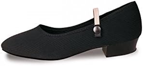 Roch Valley Canvas Character Shoes Low Heel RAD Regulation Wear Suede Sole Black