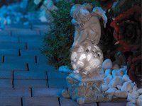 Lunartec Gartendekoration „Träumender Engel“ mit Solar-LED-Beleuchtung - 7