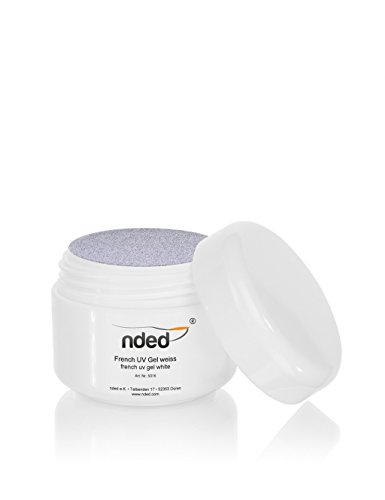 Frenchgel – Professionelles French Maniküre Gel, Weiss, mittelviskos, weiß, NDED 5 ml, UV geeignet, säurefrei - 3