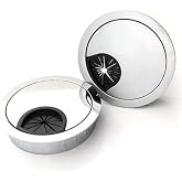 MASA&Uuml;ST&Uuml; KABLO KANALI (KANAL KAPAĞI) METAL &Ccedil;AP 60 MM KROM