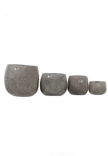 Dutz Glas Collection - Pot - new grey H 11 / D 13 cm