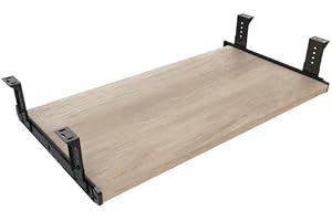 FRMSAET Furniture Accessories Office Products Suits Hardware 53cm/60cm/76cm Keyboard Box Wooden Holder Under Desk Adjustable