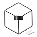 Produktbild Lergo Nordischer 3D-Geometrischer Kerzenständer aus Metall Wandkerzenhalter Wandleuchter Wanddeko, Eisen, Schwarz, Einheitsgröße