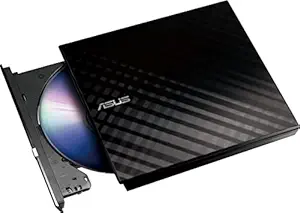 Asus DVD/RW 8xR External USB2, Slim with Power2Go (Black)