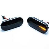 faros auxiliares vw polo 2018 Medidas: 79x34 mm 2x LED LUCES INTERMITENTES DINAMICOS LATERALES AHUMADOS REEMPLAZO SEAT LEON IBIZA GOLF E4 MOT TÜV ITV