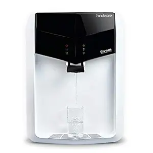 Hindware Elara iPro RO+UF+Minerals+UV LED Rectangular Water Purification Unit, Black