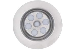 HARRINGTON MARLEY SINK PLUG HOLE COVER 63mm DIAMETER GRILL STEEL REPLACEMENT UNIVERSAL 1¼" BSP
