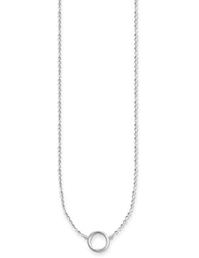 Thomas Sabo Damen-Kette ohne Anhänger 925 Sterlingsilber X0232-001-12-L45v