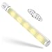 Produktbild Onoper Batteriebetrieben Drahtlose LEDs Nachtlicht Schranklampe mit Bewegungsmelder mini PIR Sensor 3 Modi mit Magnetstreifen Aufklebbar