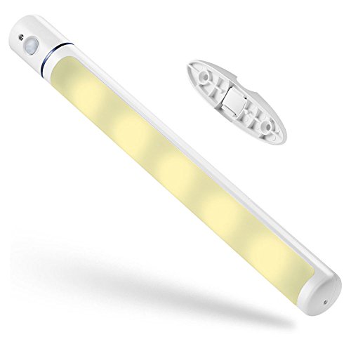 Preisvergleich Produktbild Onoper Batteriebetrieben Drahtlose LEDs Nachtlicht Schranklampe mit Bewegungsmelder mini PIR Sensor 3 Modi mit Magnetstreifen Aufklebbar
