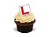 Produktbild Fahrschüler Nummernschild - 12 essbare hochwertige stehende Kuchen Toppers - LEARNER DRIVER L-PLATE