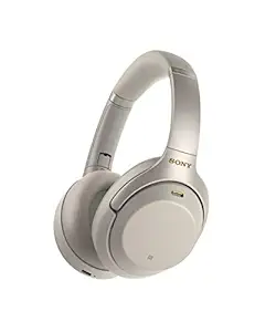 Sony WH-1000XM3 Industry Leading Wireless Noise Cancellation Headphones, Bluetooth Headset with Mic for Phone Calls, Work from Home, 30 Hours Battery Life, Quick Charge & Alexa Voice Control (Silver)