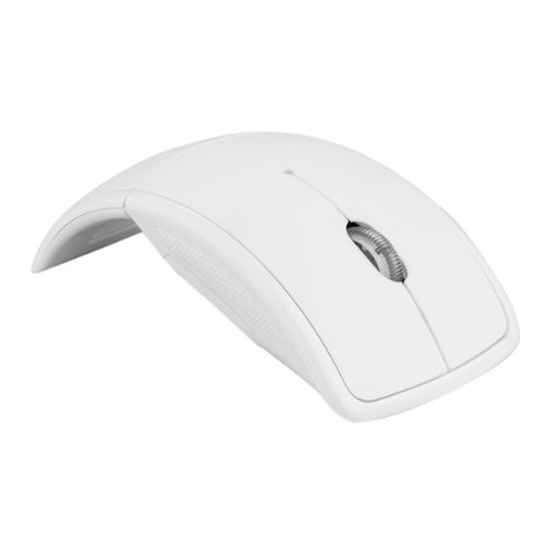 lgking supply - Ratón óptico inalámbrico Plegable con transmisor USB diseño en Forma de Arco
