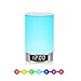 Produktbild LED Nachttischlampe Drahtloser Bluetooth Lautsprecher,KINGCOO Tragbar Wireless Bluetooth Lautsprecher Tischleuchte Nachtlicht Wecker Wake Up Licht Dimmable und Farbe ändern Nacht Lampe mit Touchsensor