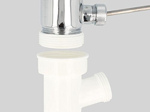 tecuro Reduzierstück Adapter für Siphon-Ablauf 1 1/4 Zoll IG x 1 1/2 Zoll AG - 5