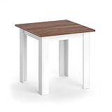 tisch 80x80 mittelfuß Hochwertiges Material: Pflegeleichte und robuste Melaminharzoberfläche