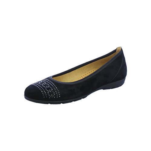 Preisvergleich Produktbild Gabor 24161, Damen Ballerinas, Schwarz - Schwarz - schwarz - Größe: 44