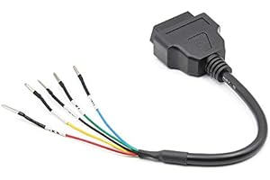 Micvtve 16 Polige OBD OBD2 Buchse K Leitung CAN Leitung Jumper Tester Anschluss Kfz Diagnose VerläNgerungs Kabel Kabel Pigtail
