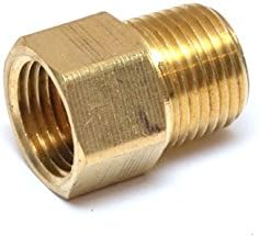 FASPARTSBrass Water Pipe Connector Reducer Adapter Male to Female Adaptor Fitting 12'' NPT Female - 12'' NPT Male