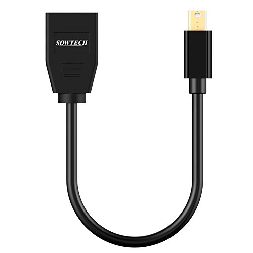 Mini Displayport auf Displayport, SOWTECH Mini DP / Mini Displayport zu Displayport Kabel Adapter Konverter Male zu Female - 2