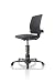 Produktbild 3Dee ergonomischer Bürostuhl/Chefsessel, Bezug: Mikrofaser in Farbe schwarz, Feder: COMFORTPLUS in schwarz