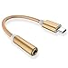 Produktbild Fousamax USB Typ C bis 3,5 mm Kopfhörer Kabel, Adapter USB-c auf 3,5 mm Klinke Aux Kabel Android letv 2 2PRO Max2 Pro 3 Xiaomi 6