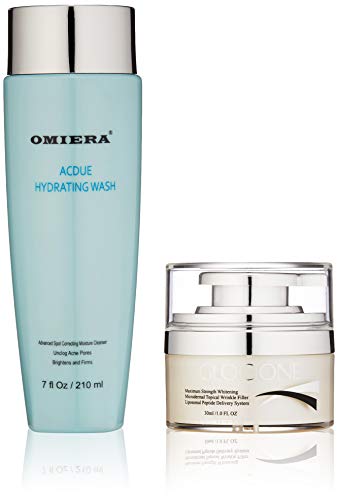 omiera Labs glocione oscuro Spot Corrector y acdue cicatriz de acné Remover cuidado de la piel anti envejecimiento conjunto