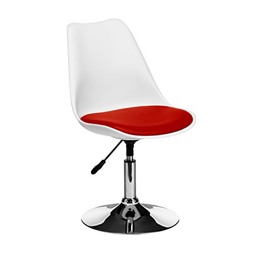 Premier Housewares Bar Chair - White/Red
