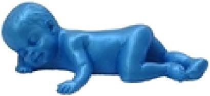 LYNCH 3D Silicone Sleeping Baby Mold Non-Stick Resin Cake Fondant Tools,Pink