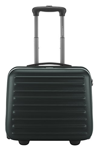 HAUPTSTADTKOFFER - Tegel - Pilotentrolley Hartschalenkoffer Koffer Handgep  ck Trolley Rollkoffer  TSA  38 cm  32 Liter  Waldgr  n
