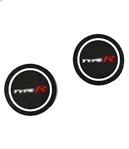 SEMAPHORE Car Non-Slip Mat Water Coaster Cup Bottle Holder Pad Silicone Type 3 for Ford Endeavour