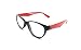 Girls Wear Fashionext (Black-Red) Spectacles Frame (FGT538) RS.299.00