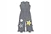 Produktbild Baby Boum Babyschlafsack, 2-in-1, leicht, 110 cm, separate Beine, Sternenapplikation, Grau