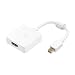 Produktbild Mini Displayport (Mini DP) auf HDMI Adapter [ 4K ], ICZI Mini DisplayPort zu HDMI Adapter Kabel mit Anti-Interference Magnetischer Ring, Vergoldet Stecker, Thunderbolt auf HDMI Adapter für Apple, MacBook Air / Pro, Microsoft Surface Pro, Monitor, Projektor und weitere – Weiß