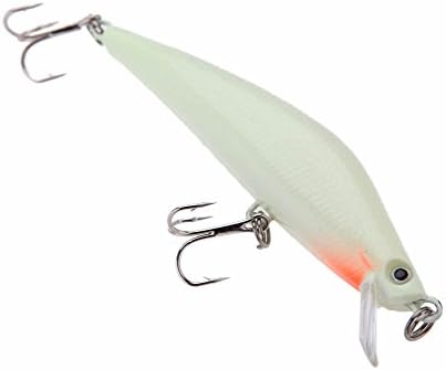 UUFEB 3D Luminous Night Bait Minnow Lure Hard Bait Fish Hook (pack of 2)