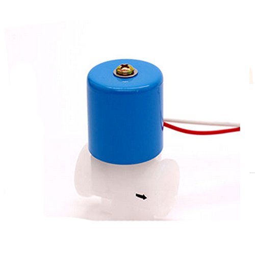 Hochwertige 2 Wege Kunststoff Wasserspender Micro Magnetventil 1/4 Rohr 24 V 12 V DC Flow Control für RO Maschine Wasser Luftreiniger, blau, 12.00 voltsV
