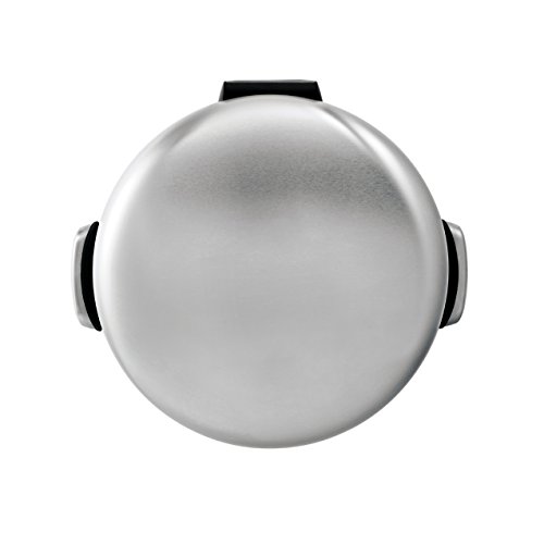 Simplehuman CW1880 Runder Treteimer, Edelstahl gebürstet, Retro-Stil - 3