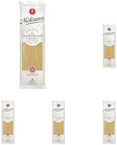 La Molisana, Linguine n. 6, Pasta da Solo Grano Italiano - Trafilata al Bronzo, Ruvida e Tenace con Eccellente Tenuta in Cottura - Confezione da 2500 g