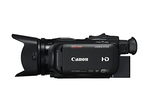 Canon Legria HF G40 - Cam  scope Full HD avec   cran de 3 5   8 8 cm   zoom optique 20x  stabilisateur optique Wi-Fi - Noir