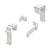 Liedeco Klemmträger, Klemmfix für DUO-Rollo und Rollo verstellbar, 2 Stück