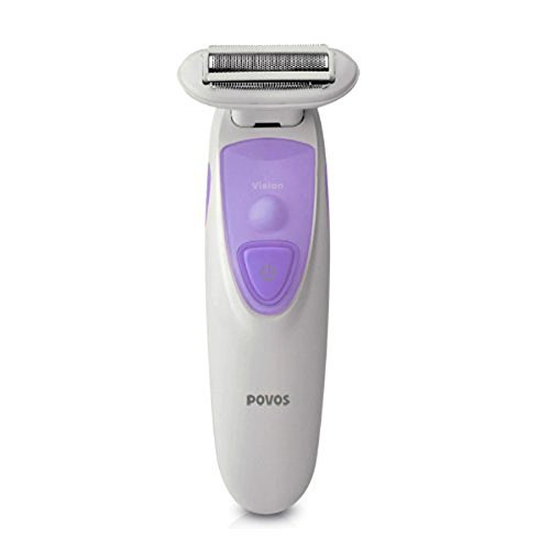 Povos PS1086 Portable Washable USB Rechargeable Womens Lady Electric Shaver Trimmer Foil Razor Personal Care Hair Remover