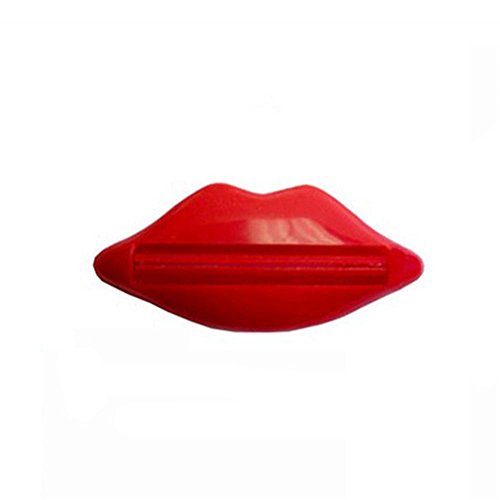 8 Stk Zahnpasta Tube Ausdrücker von GOOTRADES, Tubenquetscher, Lippen, Rot und Rosa - 5