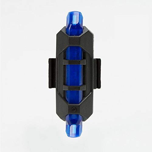 Preisvergleich Produktbild Sylvialuca Fahrradlichtrücklichter Highlight USB-wiederaufladbare Wasserdichte LED-Warnlichterzubehör - Blau