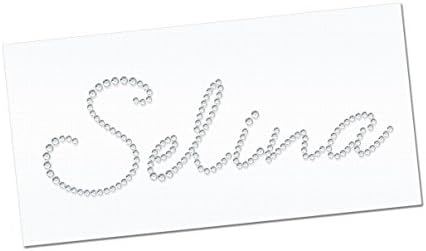 Personalise Sikh Hindu Name Diamantes Iron-on Transfers -Style 1 (1-5 Letters)