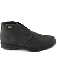 IGI&Co Alta de Ante con Cordones de Los Zapatos Botines 86932 de Los Hombres Grises de Gore-Tex