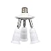 Magideal 3 in 1 Adjustable E27 Base Light Lamp Bulb Adapter Holder Socket Splitter RS.520.00
