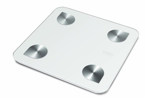 CASO BF4 – Design Personenwaage (3414) / Wiegebereich bis 150kg in 0,1kg Schritten / Speicher für 4 Personen / Gewicht, Körperfettanteil, Muskel-, Wasser- & Knochenmasse sowie BMI werden ermittelt - 2