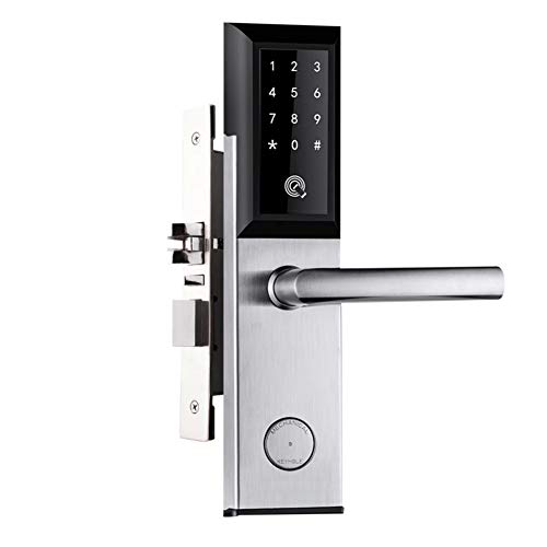 Preisvergleich Produktbild DJG Automatisches Schiebetür-inländisches Wertpapier-Türschloss, intelligentes Türschloss-Handy-Bluetooth-Passwort-...