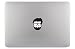 Produktbild Nerd mit Bart und Brille Apple MacBook Air Pro Aufkleber Skin Decal Sticker Vinyl (13")